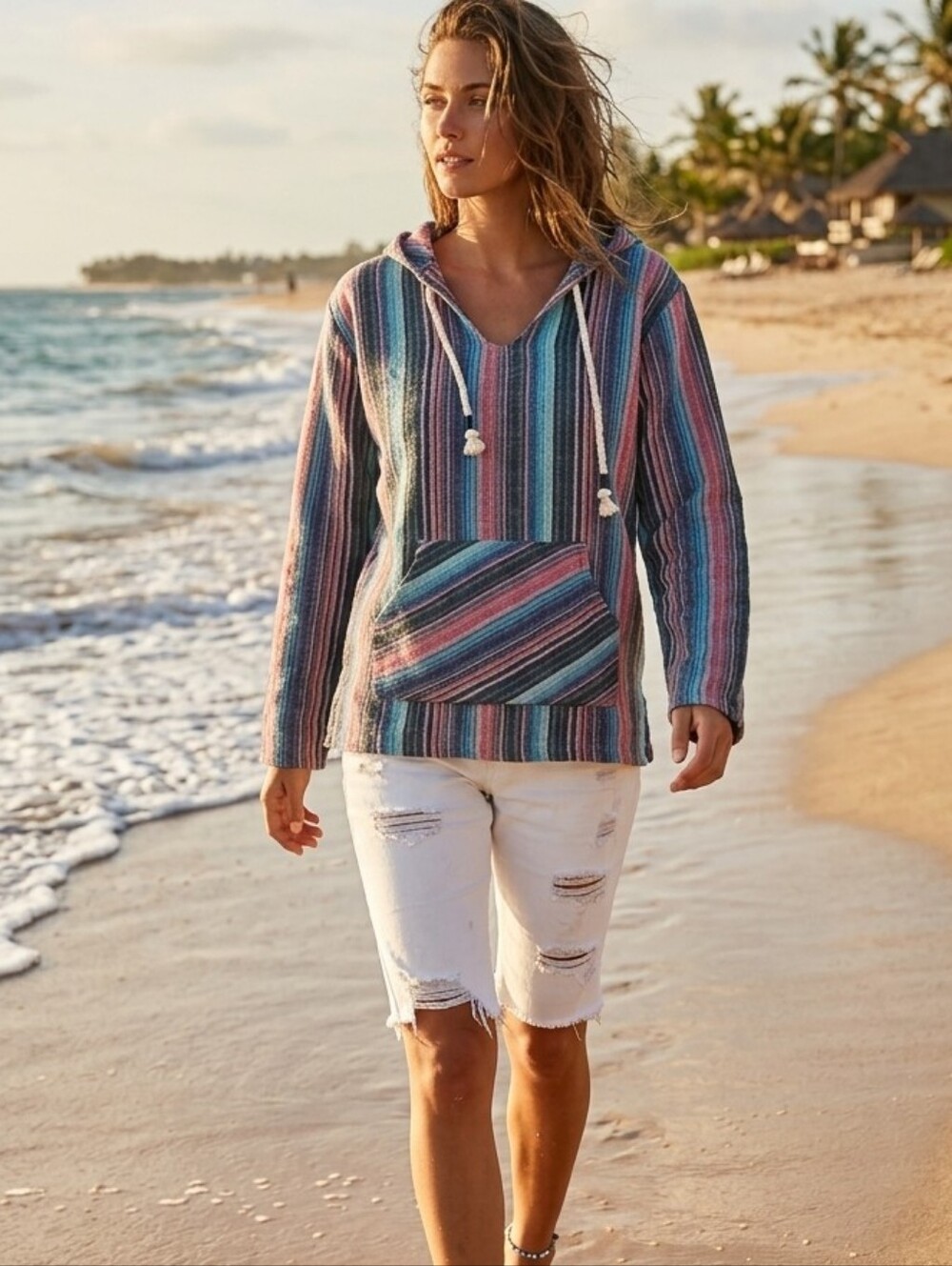 Vintage Collection Lightweight Hoodie With Kangaroo Pocket